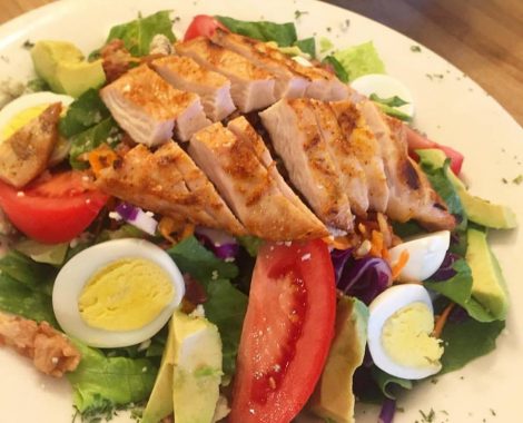 Chicken salad served at Suzy's cafe.